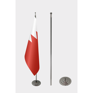 World <b>Flag</b>-Bahrain-3x5ft-Aluminum <b>Pole</b>-Digital Printing-Plastic & Polyester Material-Car & Display Usage - Product Image 2
