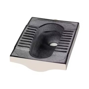 Toilette à casserole accroupie moderne double couleur en céramique de qualité indienne WC sanitaires abordables - Product Image 5