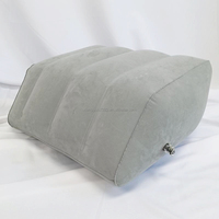 Repose-pieds et coussin de jambe gonflable en PVC portable pour la maison, le bureau, les voyages et l'hôtel, cale pour genoux et coussin de sommeil