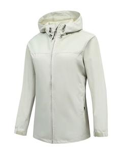 Veste d'extérieur coupe-vent imperméable vierge Logo personnalisé vestes confortables classiques décontractées à manches longues avec fermeture éclair de voyage - Product Image 6