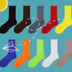 Nuevas llegadas 2025 logotipo personalizado bordado Crew calcetines Unisex algodón deportes calcetines personalizados - Product Image 5