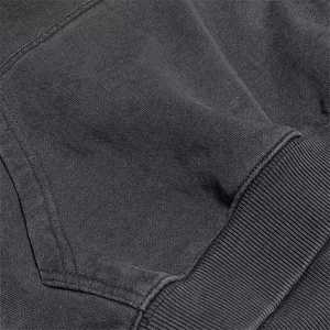 Sweat-shirts surdimensionnés tendance OEM 500 Gsm pour l'hiver, sweat-shirt vintage lavé en noir et blanc, 100% coton avec impression en relief - Product Image 2