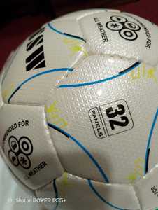 Balón de fútbol profesional hecho a mano de alta calidad, tamaño y peso de logotipo personalizado, venta al por mayor, fabricado en Pakistán - Product Image 5