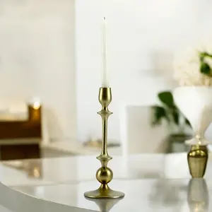 Trendy Designer Aluminum Metal <b>Candle</b> <b>Stand</b> with Elegant Design for Christmas Home Decoration Handmade Customized Color - Product Image 6