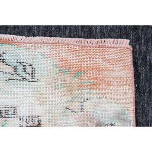 Tapis turc vintage, tapis de 5,2 x 8 pieds, tapis en laine à motifs floraux orange - Product Image 5