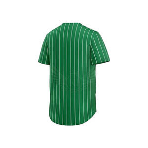 เสื้อเบสบอลผ้าเจอร์ซีย์เบสบอลวัสดุสีล้วน - Product Image 4