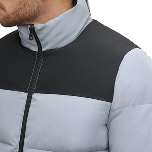 High Street Custom Men's Heavyweight Winter Puffer Jacket Stand Cierre de cremallera Manta larga Puffer para adultos Alta calidad para - Product Image 5