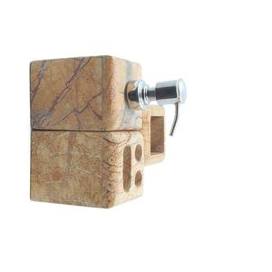 Ensemble d'accessoires de salle de bain en marbre indien de qualité supérieure fabriqués à la main pour les maisons de luxe avec porte-brosse à dents et porte-savon - Product Image 3