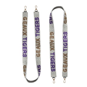 Sangles de sac à main perlées les plus vendues en différentes couleurs et styles Sangles de sac à main Gameday pour filles et femmes en gros disponibles - Product Image 1