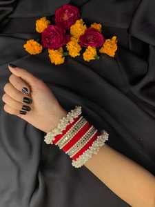 ชุดกำไลเจ้าสาวทำมือสำหรับสาวๆดีไซน์หรูหรามาใหม่กำไลหลากสีสำหรับงานแต่งงานของผู้หญิง - Product Image 2