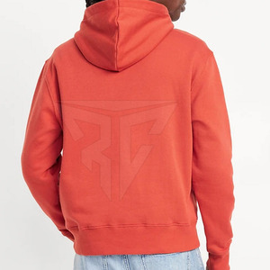 Sweat à capuche décontracté à double couche pour adultes à la mode motif solide hiver poche basse tissu polaire teint uni - Product Image 2