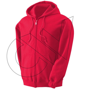 Trending Men's Winter Full Zip Fleece Zipper Heavyweight Chaqueta con capucha Eco-Friendly Transpirable Streetwear Hoodie - Product Image 3