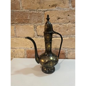 Modern Mid 20th Century Arabic Dallah <b>Coffee</b> Tea <b>Pot</b> Stainless Steel Eco-Friendly Arabian for Serving Tea - Product Image 4