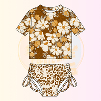 KERUI 2025 bébé été maillots de bain enfants UPF 50 + maillots de bain personnalisé imprimé à manches courtes Shorts été maillot de bain 2 pièces ensembles