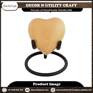 Urnas de cremación cilíndricas de palisandro hechas a mano, caja de madera personalizada con grabado, venta al por mayor, temática animal para mascotas, para mesa y hogar - Product Image 4