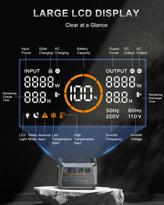 Générateur solaire haute efficacité, station d'alimentation portable 2000Wh avec cellules de batterie de niveau 1 - Product Image 5