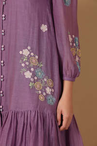 Femmes personnalisable lin a-ligne Maxi robe été coupe ample vêtements décontractés demi manches taille naturelle haut tissé - Product Image 4