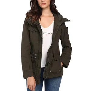 Beste Qualität Utility Winter Warme Damen jacken Neue maßge schneiderte übergroße Utility-Jacke für Damen