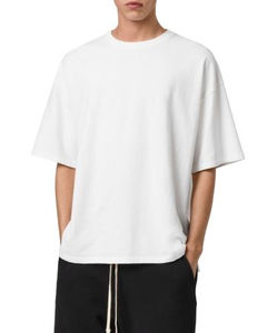 O คอครึ่งแขนเสื้อ T ผู้ชายฤดูร้อนใหม่สวมใส่สบายๆทําเองคุณภาพ T เสื้อสวมใส่สบายๆเสื้อยืดไหล่ตกขนาดใหญ่ - Product Image 1