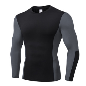 Men's MMA Rash Guard <b>Compression</b> Shirt Long Sleeve BJJ Grappling <b>Base</b> <b>Layer</b> Quick Dry Fight Wear Top Wholesale - Product Image 3