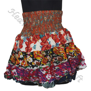 Réversible femmes Patch Mini jupe Boho élégant Multi couleur Patch coton Mini Sexy jupe pour l'été porter confortable mode - Product Image 1