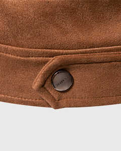 From Direct Factory Custom Design Turn Down Collar Side Pocket Solid Color <b>Men</b> Trendy High Street Retro <b>Suede</b> <b>Jacket</b> - Product Image 6