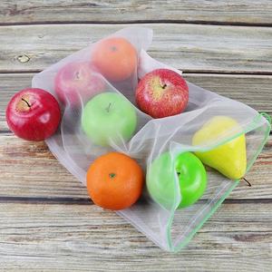 Polyester Eco-Friendly Recyclable Net Bag Customizable Size & Compartments Portable & Washable for Cosmetics Packing & Toys - Product Image 3