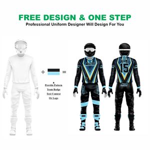 Nuevo diseño personalizado, impresión por sublimación en Color, tela Cordura elástica lujosa de alta calidad, tamaño personalizado, equipo de carreras de Motocross - Product Image 2