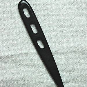 Aiguilles à tisser en corne de buffle écologiques, aiguilles à travailler le bois imperméables avec polissage de style animal, souvenirs naturels d'Inde - Product Image 2