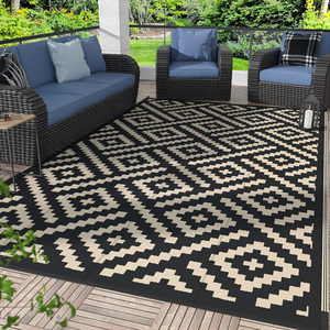 High End Modern Handmade Style <b>Picnic</b> Mat All Weather Thickened Polyester Camping <b>Blanket</b> Outdoor Leisure Rug Supplier - Product Image 4