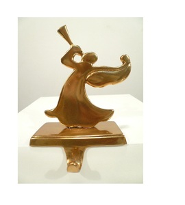 Unique Design Aluminium Polished Deer Head Design <b>Stocking</b> <b>Holder</b> for Home Living Room Office Decorative <b>Stocking</b> <b>Holder</b> - Product Image 1