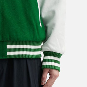 Hot Style Custom Logo Button Ribbed collar With Cuffs <b>Varsity</b> <b>Jacket</b> For <b>Men</b> Letterman College Baseball <b>Bomber</b> <b>Varsity</b> <b>Jacket</b> - Product Image 5