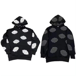 Sudaderas con capucha de calidad superior para hombres profesionales hechas en fábrica con impresión de soplo logotipo personalizado Sudadera con capucha de invierno - Product Image 1