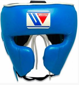 Chiến thắng chính hãng Da sparring headgear với đôi Visor xác thực đào tạo bảo vệ cho MMA Muay Thai đấm bốc Bảo vệ má - Product Image 2