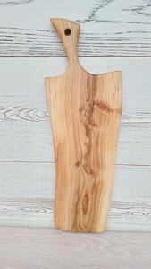 Handcrafted <b>Oak</b> Cutting Board Solid Natural Hardwood Chopping Board with Elegant Handle For Cooking Serving Wedding And Gift - Product Image 2