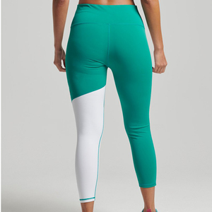 Leggings personnalisés avec logo pour femmes, taille haute, vêtements de sport pour la salle de sport, leggings de yoga qui rehaussent les fesses, leggings de yoga élastiques à compression, sans couture - Product Image 2