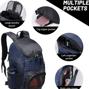 Vente en gros de sacs de baseball haute durabilité avec logo personnalisé en tissu PU pour les détaillants d'équipes sportives-Sacs d'équipement respirants personnalisables - Product Image 3