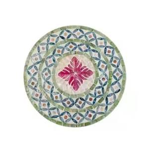 Napperon en incrustation de vadrouille de forme ronde à bon prix en gros taille personnalisée pour la vaisselle et les articles de cuisine du Vietnam - Product Image 5