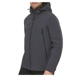 Chaqueta de Lona de Alta Calidad Personalizada, Servicio OEM, Chaqueta Cortavientos de Invierno al por Mayor, Impermeable, con Capucha, Tallas Grandes para Hombre - Product Image 6