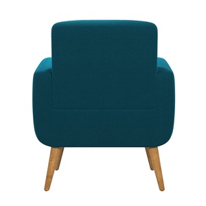 Sillón Reclinable Giratorio de Cuero GSD68001 de Estilo Moderno con Patas de Madera, Sillón Individual para Oficina en Casa, Varios Colores - Product Image 2