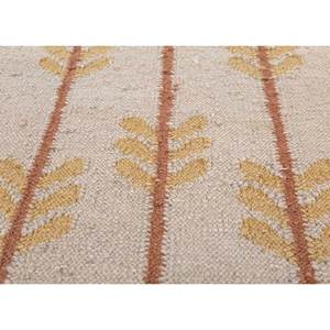 Alfombras de Lana Tejida Plana Orenda Ivory, Algodón Orgánico ADWL-13254, Rayadas, para Sala de Estar, Pasillo, Rectangulares, Estilo Rompecabezas - Product Image 3