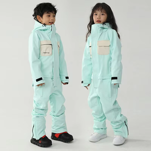 Nouvelles combinaisons de ski et de snowboard imprimées respirantes Polartec -Tex unisexes, hiver, coupe-vent, imperméables, super ski - Product Image 6