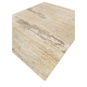 Alfombras de Lana Entrelazadas a Mano Entropy Gold 9x12, Diseño Abstracto Rectangular Tipo Rompecabezas para Entrada, Dormitorio o Pasillo - Reb-1595 - Product Image 2