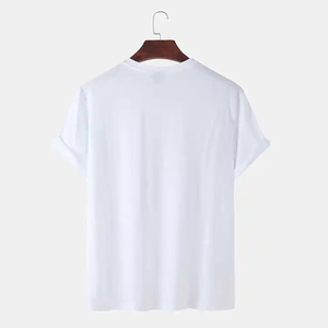 เสื้อยืดแขนสั้นผู้ชายแฟชั่น ลายถักแบบสั่งทำพิเศษ ทนทาน สวมใส่สบาย เป็นมิตรกับสิ่งแวดล้อม แห้งเร็ว เหมาะสำหรับใส่ได้ทุกวัน - Product Image 3