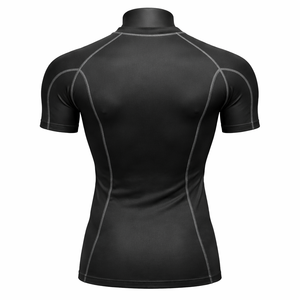 Camiseta de compresión de secado rápido para hombre, para entrenamiento al aire libre, correr, gimnasio, ejercicio, transpirable. - Product Image 2