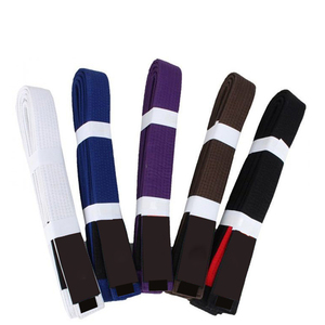 BJJ เข็มขัดผ้าฝ้ายชั้นแข็งแรงทำจากผ้าคอตตอนสำหรับคาราเต้ไอคิโด - Product Image 1