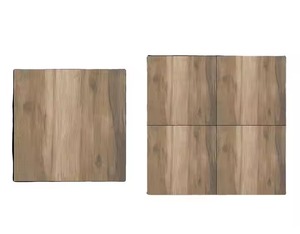 ไม้ดู400x400มม. ที่จอดรถหนัก16x16กระเบื้องปูพื้นเซรามิกคอตโต40x40ซม. พื้นกลางแจ้ง - Product Image 1