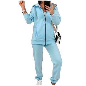 Conjunto de chándal de Yoga para mujer, gimnasio, Fitness, 6 piezas, incluye Sujetador deportivo, Top con cremallera, mallas de Yoga, pantalones de chándal sin costuras - Product Image 1