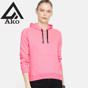 เสื้อฮู้ดดี้ผ้าฝ้ายสีชมพูอ่อนแบบคลาสสิกสำหรับทุกเพศ ดีไซน์สะดุดตา พร้อมเชือกผูก ผลิตจากวัสดุรักษ์โลก พร้อมโลโก้สั่งทำโดย Ako - Product Image 3