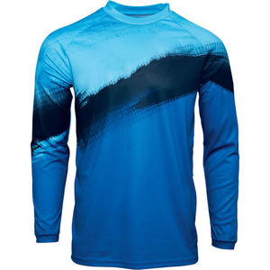 Camisas de pesca de cuello redondo Ropa deportiva de rendimiento Ropa de pesca Impresión por sublimación Manga larga UPF 50 + Camisetas de Jersey transpirables - Product Image 1